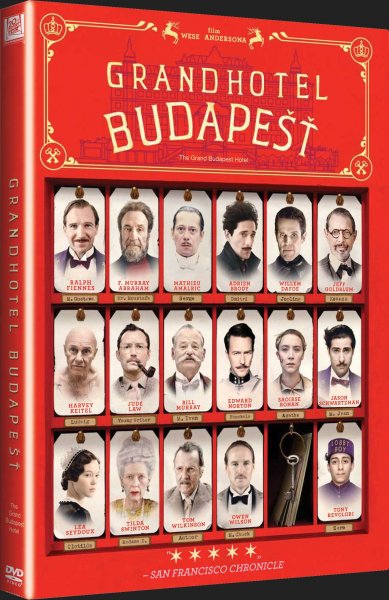 detail A Grand Budapest Hotel - DVD