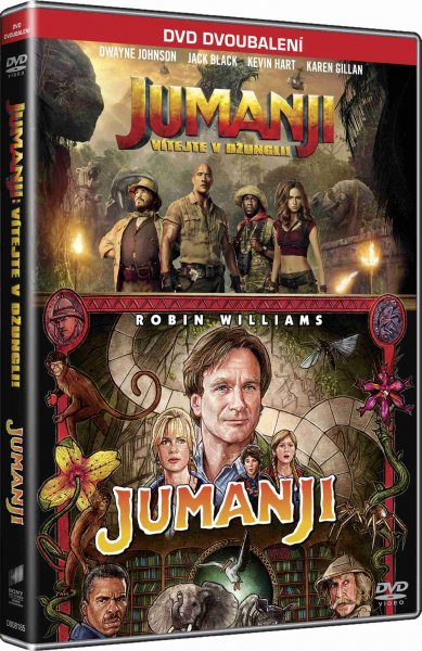detail Jumanji 1+2 kolekce - 2 DVD (SK obal)
