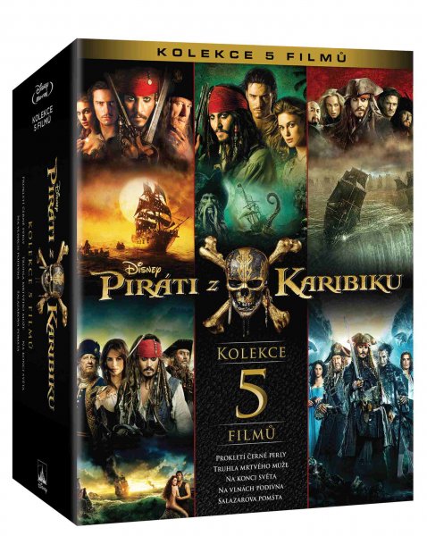 detail A Karib-tenger kalózai 1-5 DVD gyűjtemény - Blu-ray 5BD