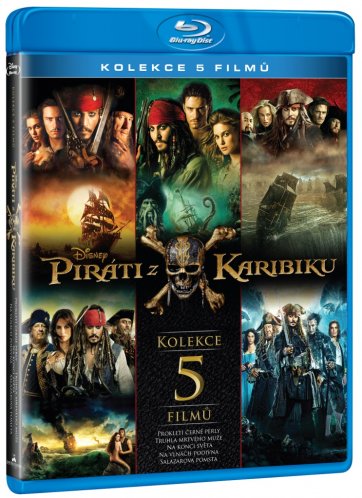 A Karib-tenger kalózai 1-5 DVD gyűjtemény - Blu-ray 5BD