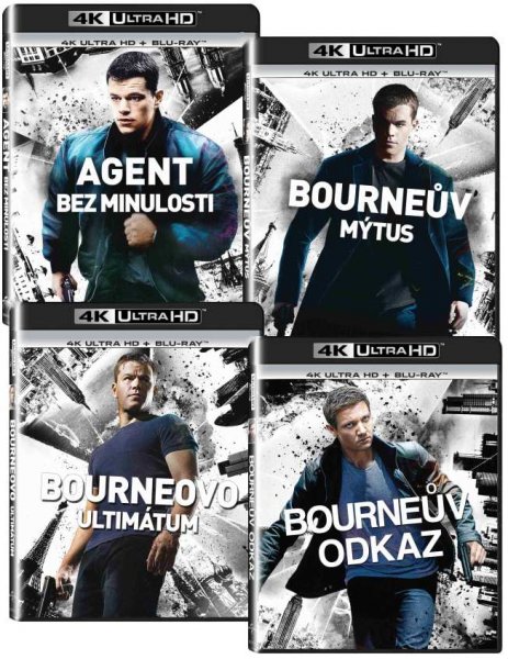 detail A Bourne gyűjtemény 4 filmből - 4K Ultra HD Blu-ray + Blu-ray (8BD)