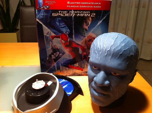 detail Amazing Spider-Man 2 (Limitált kiadás) hlava Electro - Blu-ray 3D + 2D