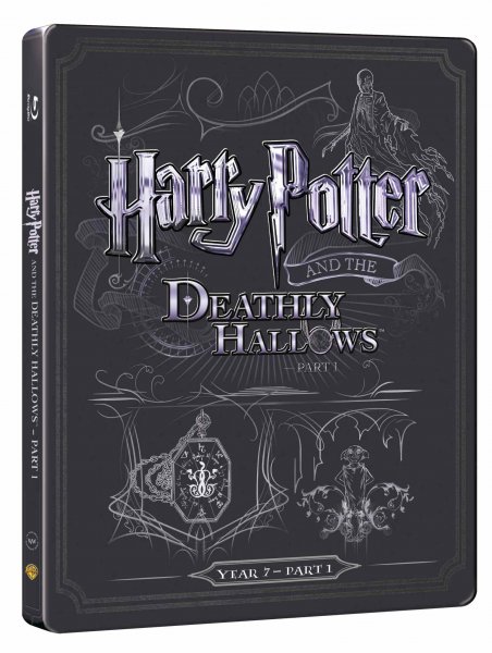 detail Harry Potter és a Halál ereklyéi 1. rész - Blu-ray + DVD - Steelbook