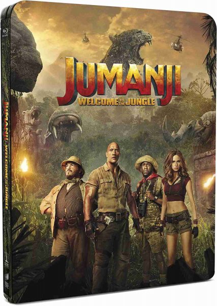 detail Jumanji – Vár a dzsungel! - Blu-ray Steelbook