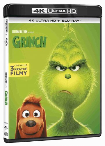 Grinch 2018 (animált) - 4K Ultra HD Blu-ray + Blu-ray (2BD)
