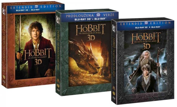 detail A hobbit trilógia (Bővített változatok) - Blu-ray 3D + 2D + szobor 15BD