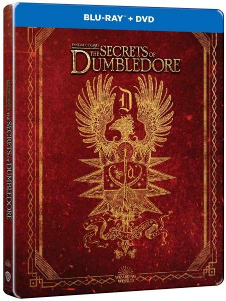 detail Legendás állatok: Dumbledore titkai - Blu-ray + DVD Steelbook (Crest)