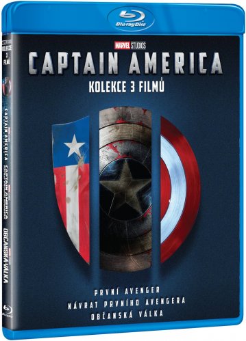 Amerika Kapitány (Captain America) 1-3 Gyűjtemény - Blu-ray 3BD
