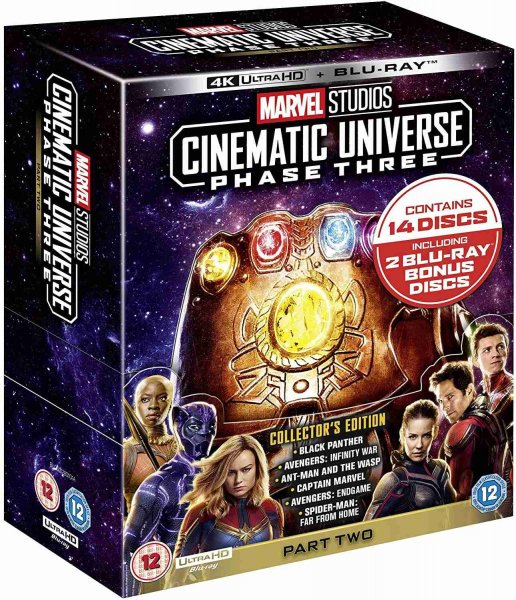 detail Marvel Studios Cinematic Universe: Phase 3 (Part 2) 4K UHD + Blu-ray (CZ nélkül)