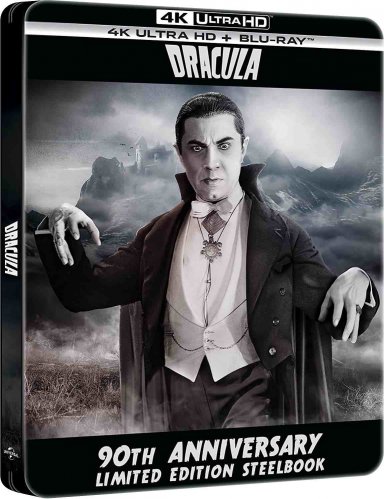 Dracula - 90th Anniversary Steelbook - 4K Ultra HD + BD