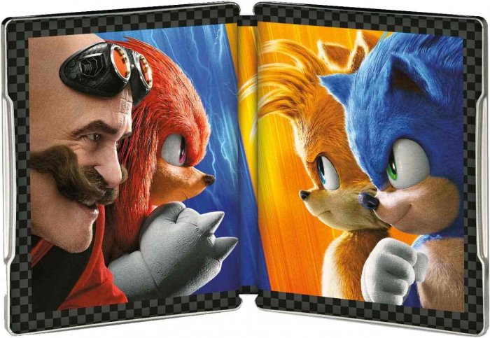 detail Sonic, a sündisznó 1 +2. - 4K Ultra HD Blu-ray + Blu-ray (2BD) Steelbook