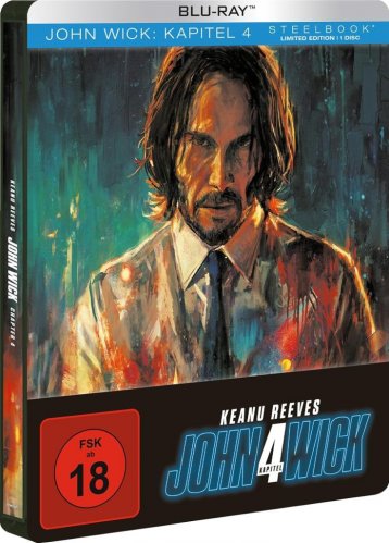 John Wick: 4. felvonás - 4K Ultra HD + Blu-ray Steelbook (painted)