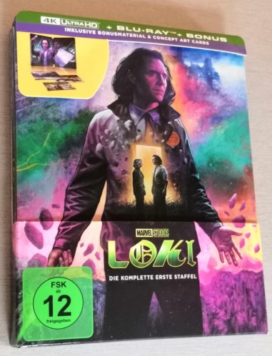 Loki 1. évad - 4K Ultra HD Blu-ray + Blu-ray Steelbook (magyar nélkül)