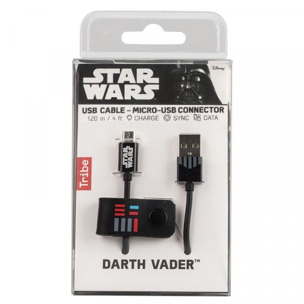detail Micro USB kábel Star Wars - Darth Vader 120 cm