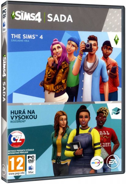 detail The Sims 4 + Hurá na vysokou BUNDLE (základní hra + rozšíření) - PC