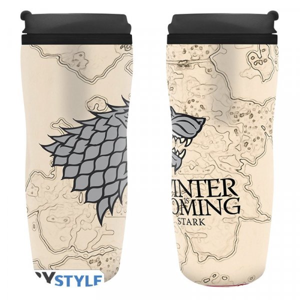 detail Utazási bögre - Game of Thrones - Winter is coming 355 ml