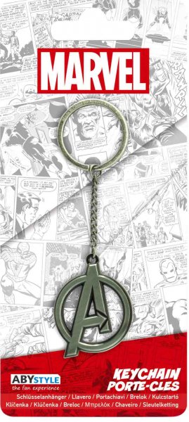 detail Marvel - Bosszúállók fém kulcstartó