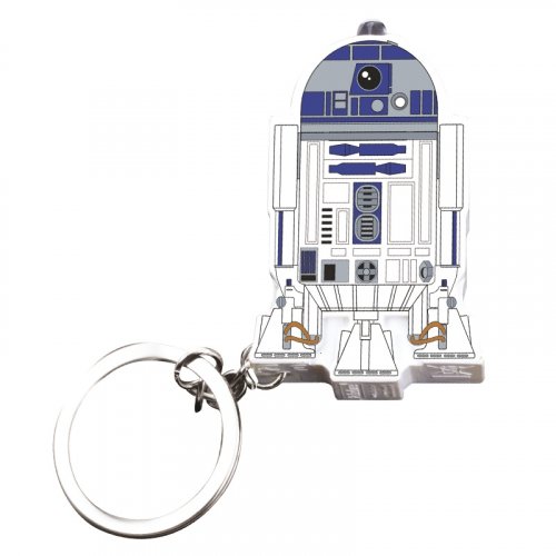 R2-D2 zseblámpa kulcstartó