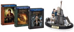 A hobbit trilógia (Bővített változatok) - Blu-ray 3D + 2D + szobor 15BD