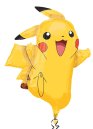 előnézet Foliový balónek - Pikachu (Pokémon) 62x78 cm