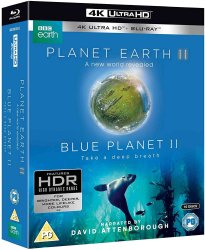 Bolygónk, a Föld II (Planet Earth 2) + A kék bolygó 2 (Blue Planet 2) Gyűjtemény  - UHD Blu-ray + Blu-ray 