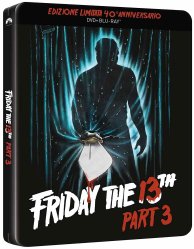 Péntek 13. - III. rész: Véres kirándulás - 40. évfordulós kiadás Blu-ray + DVD Steelbook
