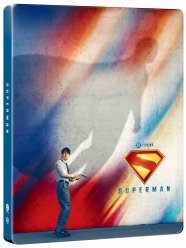 Superman (2025) – 4K UHD + Blu-ray Steelbook Clark motívummal
