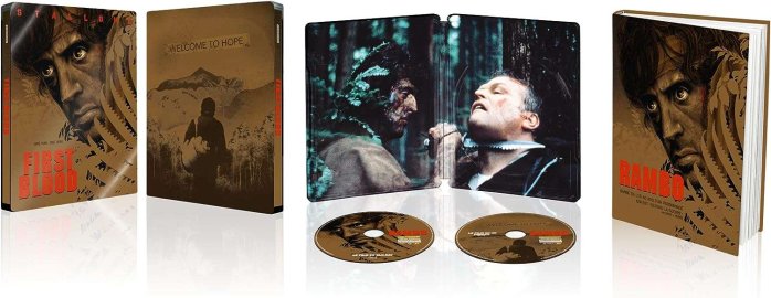részlet Rambo 1. - 4K Ultra HD Blu-ray + Blu-ray Steelbook limitált kiadás