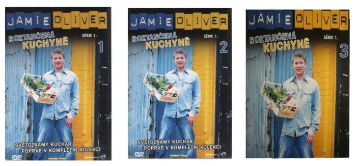 részlet Jamieho roztančená kuchyně - 1.série - 3DVD pošetky