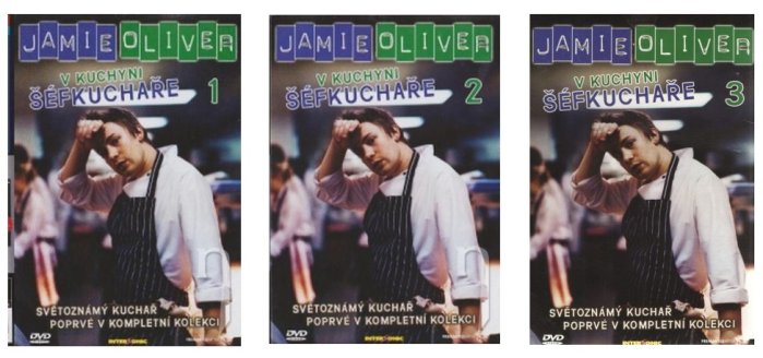 részlet Jamie v kuchyni šéfkuchaře 1-3 kolekce - 3DVD pošetky