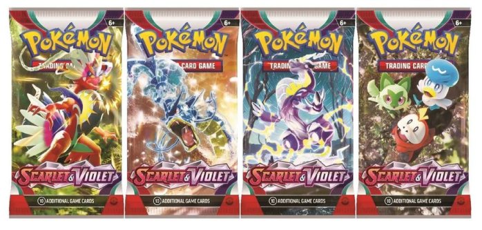részlet Pokémon TCG: Scarlet and Violet - 10 sběratelských karet
