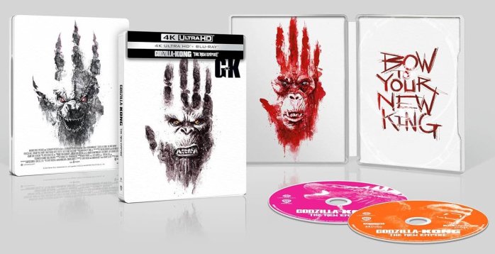 részlet Godzilla x Kong: Az új birodalom - 4K Ultra HD Blu-ray + Blu-ray Steelbook 2BD