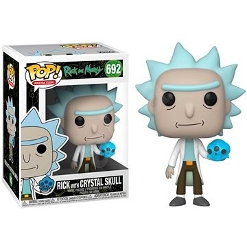 részlet Funko POP! Rick & Morty S2 - Rick w/Crystal Skull