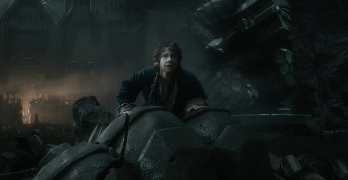 részlet Hobit: Šmakova dračí poušť (Prodloužená verze) klíč Ereboru - Blu-ray 3D + 2D