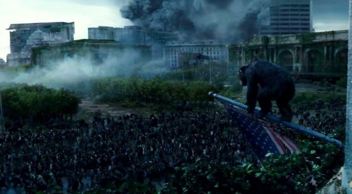 részlet A majmok bolygója - Forradalom - DVD