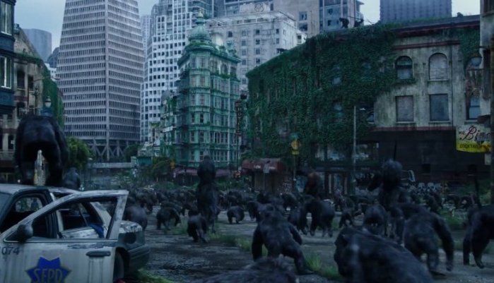 részlet A majmok bolygója - Forradalom - DVD