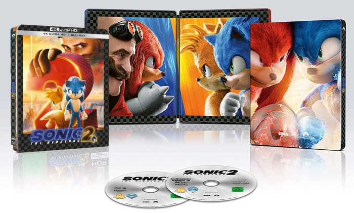 részlet Sonic, a sündisznó 1 +2. - 4K Ultra HD Blu-ray + Blu-ray (2BD) Steelbook