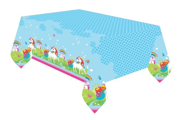 részlet Ubrus Jednorožec - Plast 120 x 180 cm