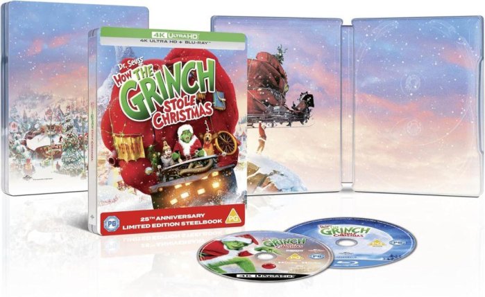 részlet A Grincs 25th Anniversary - 4K UHD Blu-ray + Blu-ray Steelbook