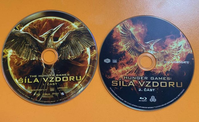 részlet Hunger Games: Síla vzdoru 1. + 2. část - Blur-ay - outlet