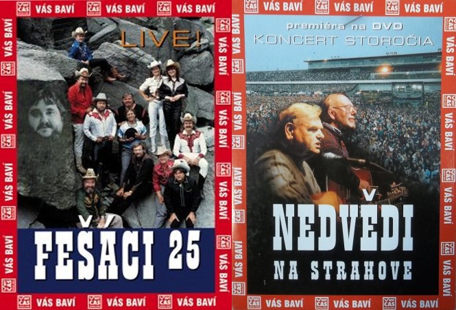 részlet Hudební kolekce (Nedvědi na Strahově, Fešáci) 2DVD - pošetka