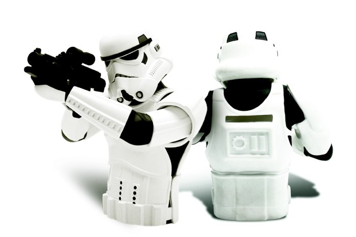 részlet Pokladnička Star Wars - Stormtrooper