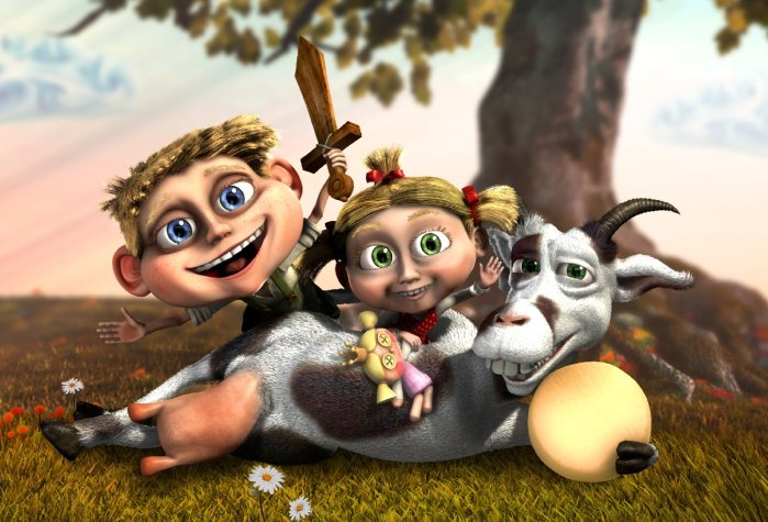 részlet Kozí příběh se sýrem - Blu-ray 3D + 2D