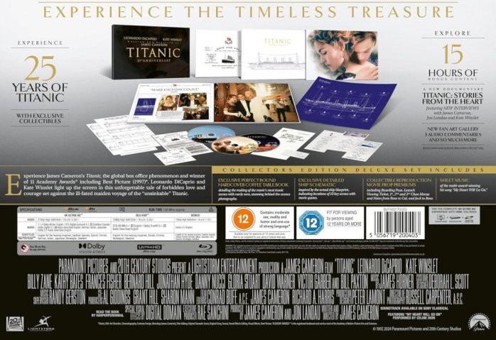 részlet Titanic (Re-mastered) Limited Collectors Edition - 4K UHD + Blu-ray