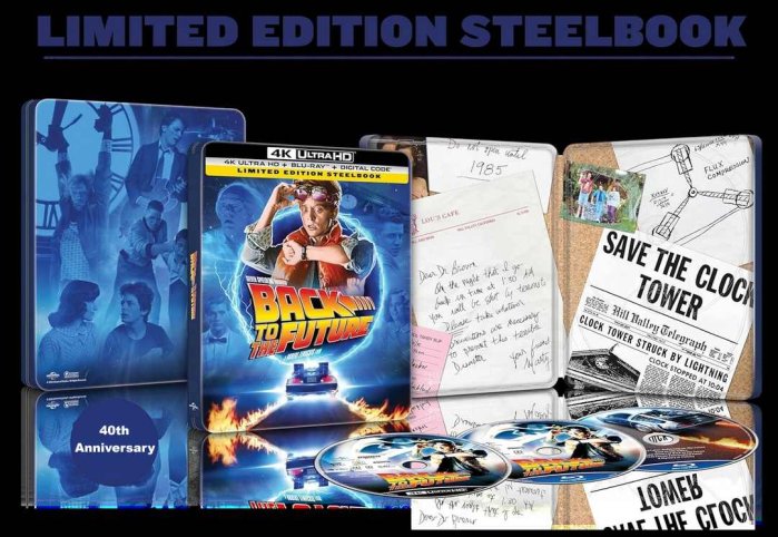 részlet Vissza a jövőbe - 4K UHD Blu-ray Limited Collectors Edition Steelbook