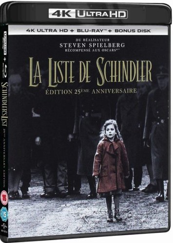 Schindlerův seznam - výroční edice 25 let - 4K Ultra HD + Blu-ray