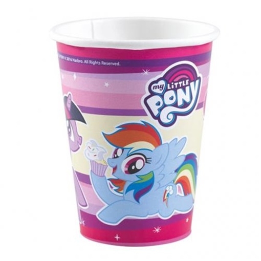 részlet Papírové kelímky - My Little Pony 250ml, 8ks