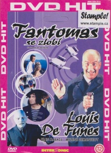 részlet Fantomas se zlobí - DVD pošetka