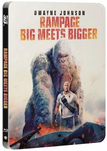 részlet  Rampage: Tombolás - Blu-ray 3D + 2D Steelbook (2 BD)