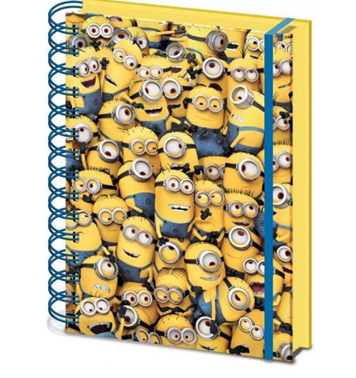 részlet Jegyzetfüzet Minyonok (Gru) - Many Minions A5